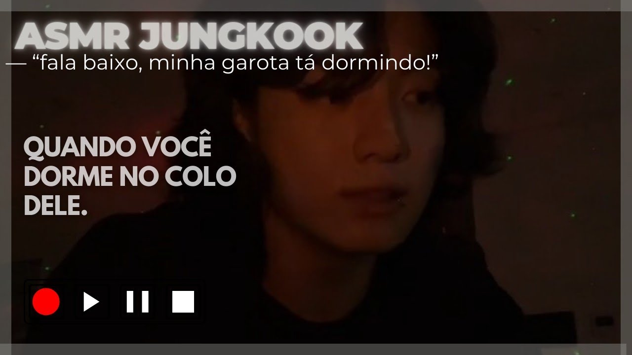 Quando você dorme no colo dele||ASMR JUNGKOOK.