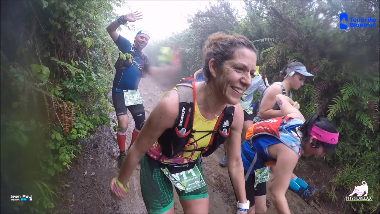 Momento de oro Tenerife Bluetrail 2018 - Ca&iacute;das en Asomadero