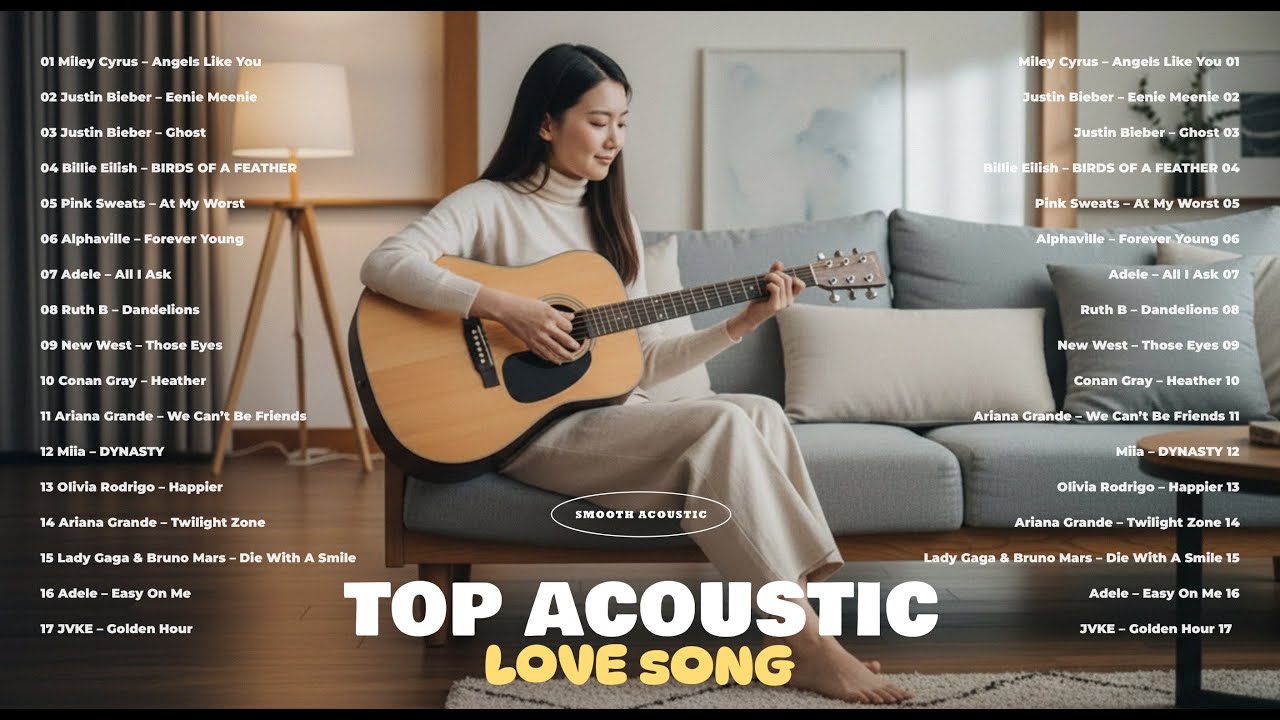 Top Acoustic Love Song 2026 🍂🎧| Best TikTok Playlist 2026 | Angles Like You, Ghost, Eenie Meenie