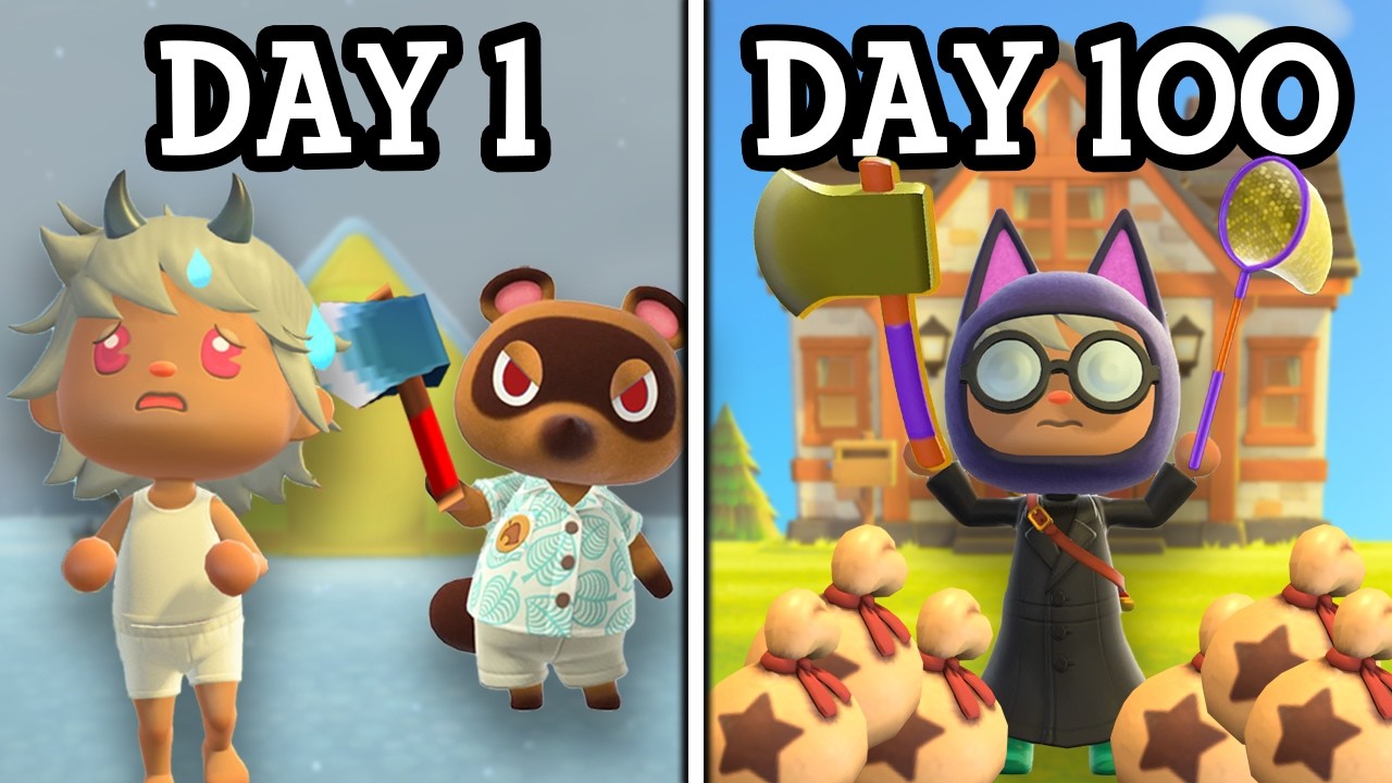 I Spent 100 Days In Animal Crossing New Horizons