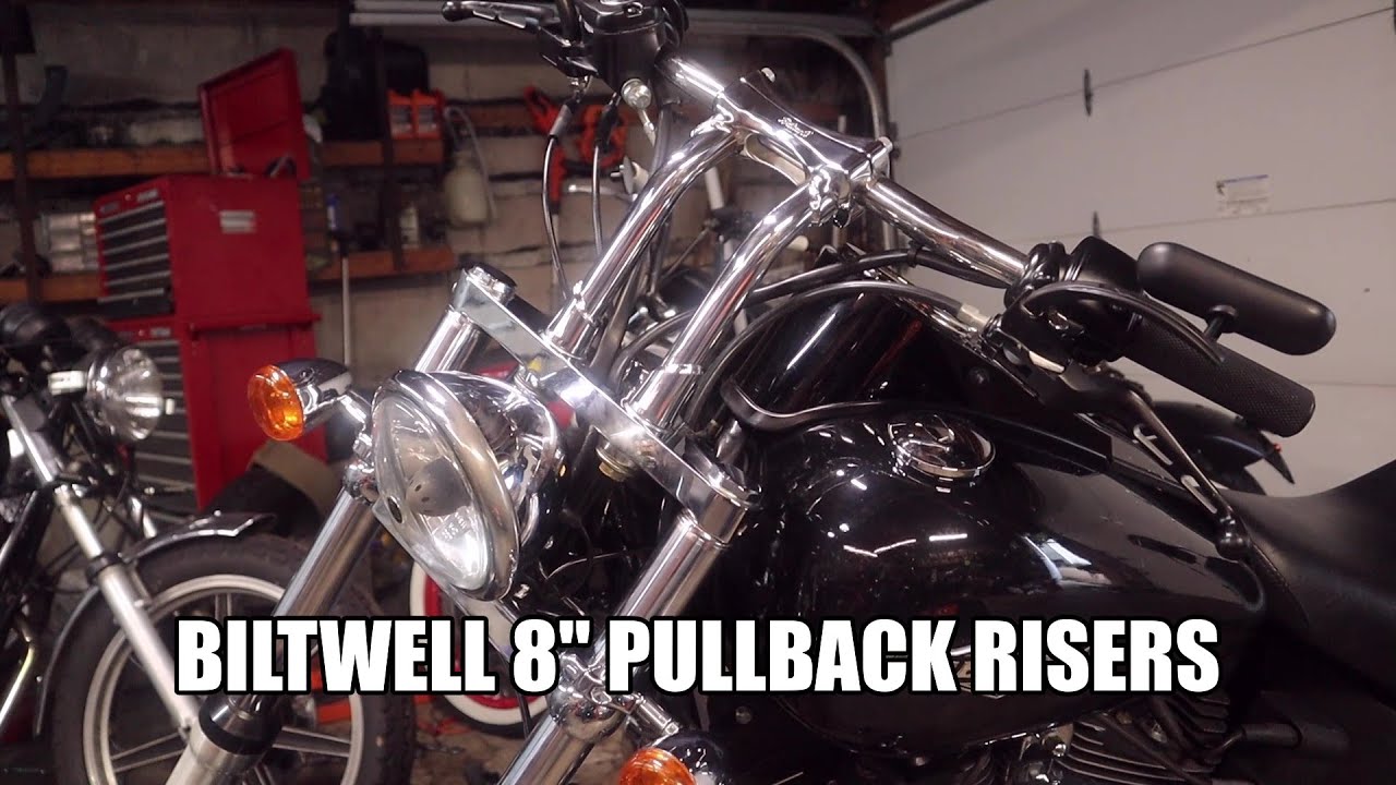 Установка 8-дюймового тягового усилителя Biltwell, Harley-Davidson Night Train FXSTB 2008 года