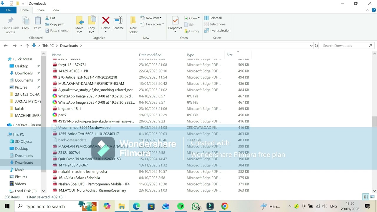 UAS MACHINE LEARNING_23101152630153_OCHA TRI MERLIANI