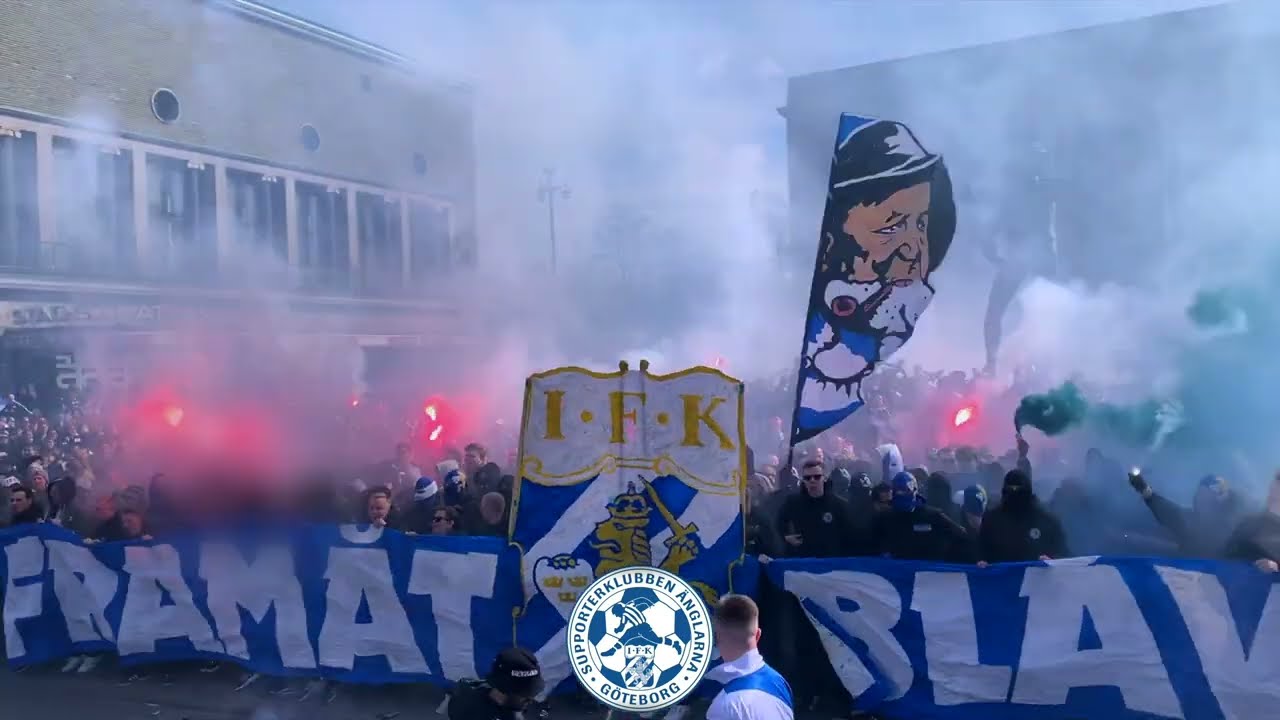 IFK Göteborg - IFK Värnamo 3/4-2022 Marsch + Match (4K)
