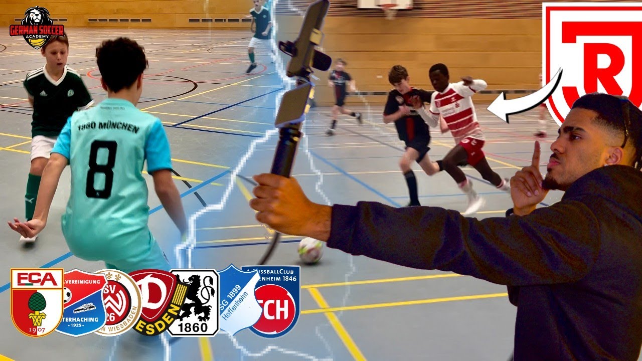 U12 AUSNAHME TALENTE von FC AUSBURG,1860,HOFFENHEIM und Co. RASIEREN BEIM HALLENMASTERS 🚨😱