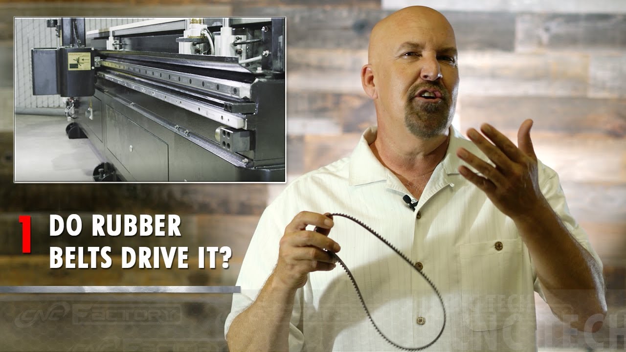 Does your CNC router use rubber belts? Bad idea. Ask before buying-- CNC Tech by CNC Factory