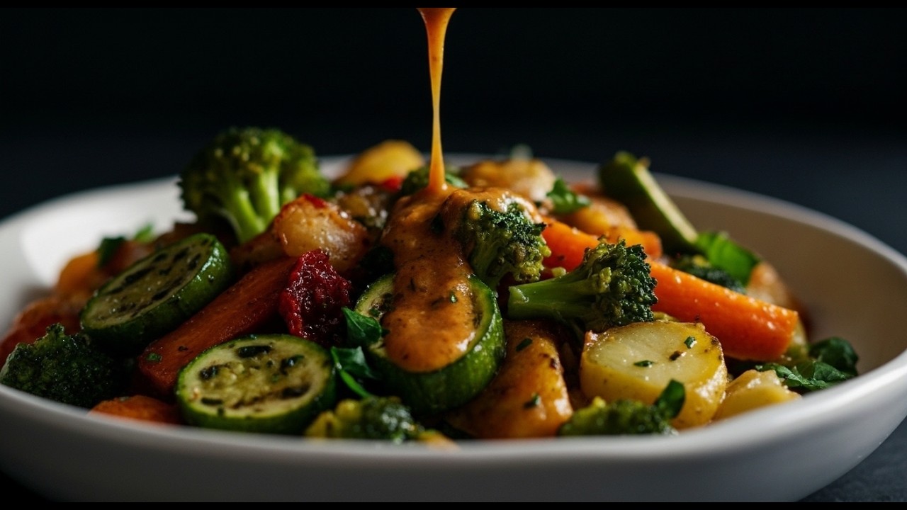 🥦 Healthy & Delicious Veggie Plate | Perfect for Vegans 🌱 | Light & Energizing Meal