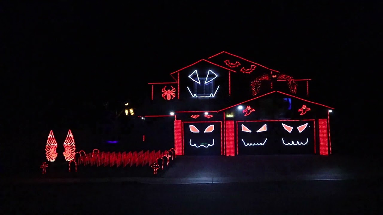 The Devil Went Down To Georgia - 2021 Halloween Light Show
