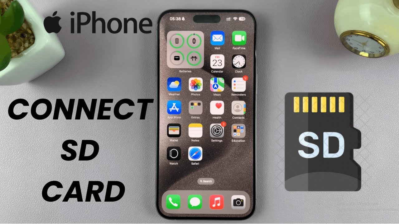 How To Connect SD Card To iPhone