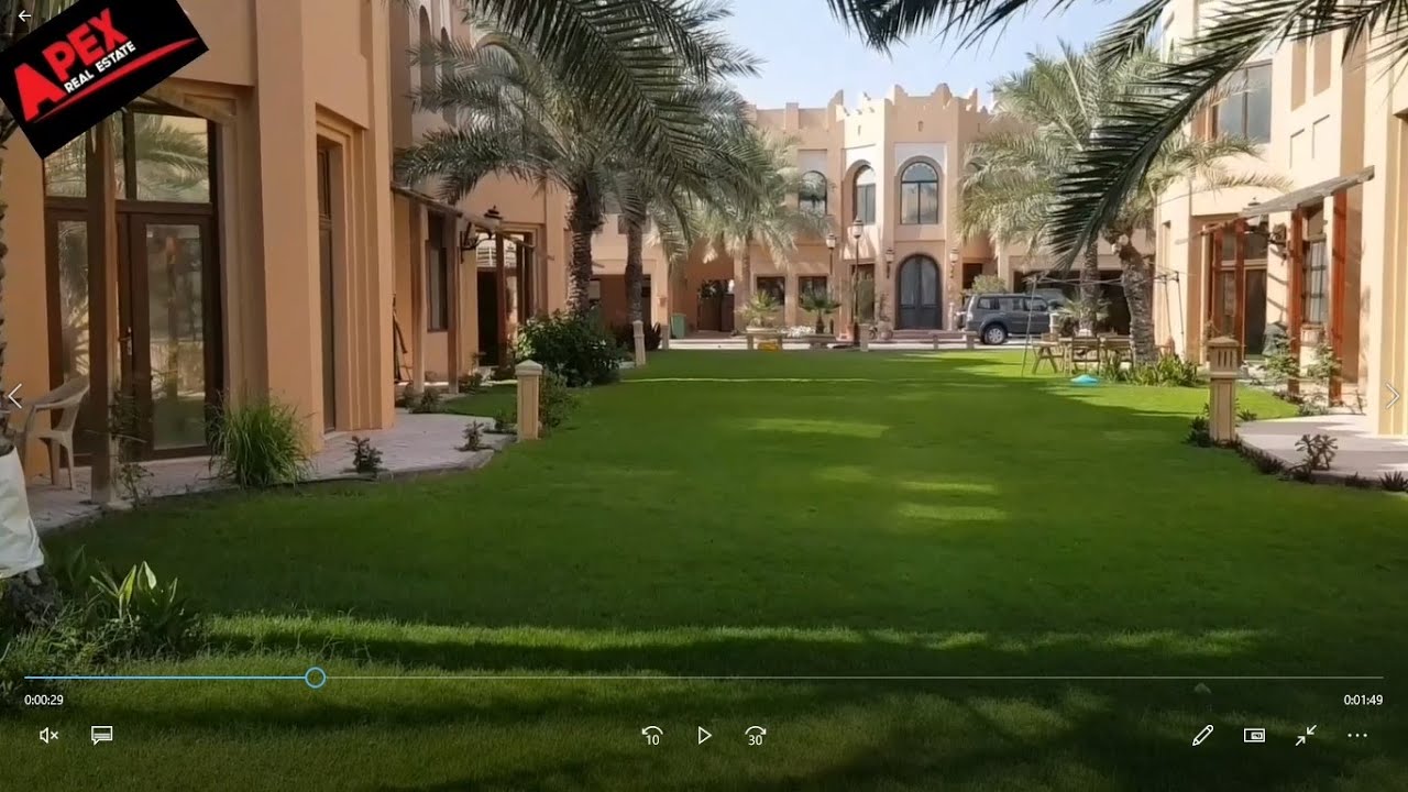 Video For Villa Compound For Rent In West Bay Lagoon Compound