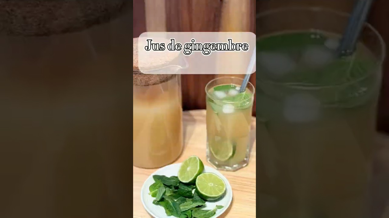 Comment faire un jus de gingembre maison ?