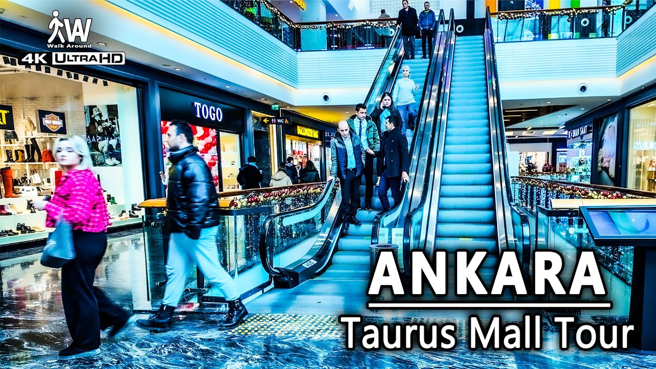 Taurus AVM Y&uuml;r&uuml;y&uuml;ş Turu | 4K Walking Tour Ankara's Vibrant Mall