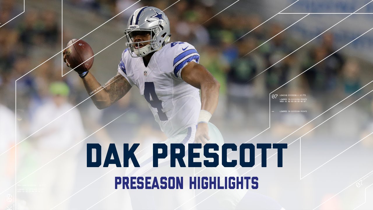 Every Dak Prescott Throw from Week 3 | 2016 NFL Preseason Highlights