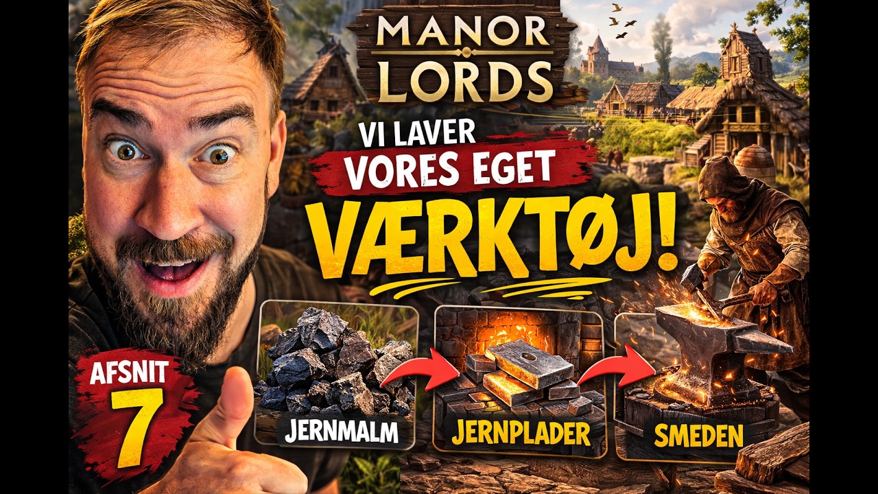 #manorlords Del 7: Vi Laver vores eget værktøj  #games #youtube