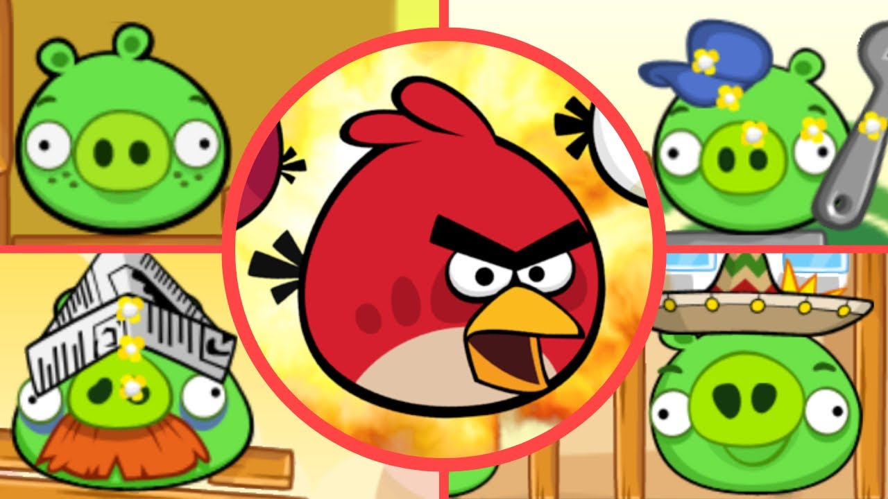 Angry Birds Classic Regenerated - All Bosses (Luta dos Bosses)