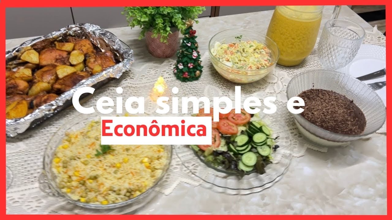 Ceia de Natal com menos de 100 reais | Simples, barata e cheia de amor❤️