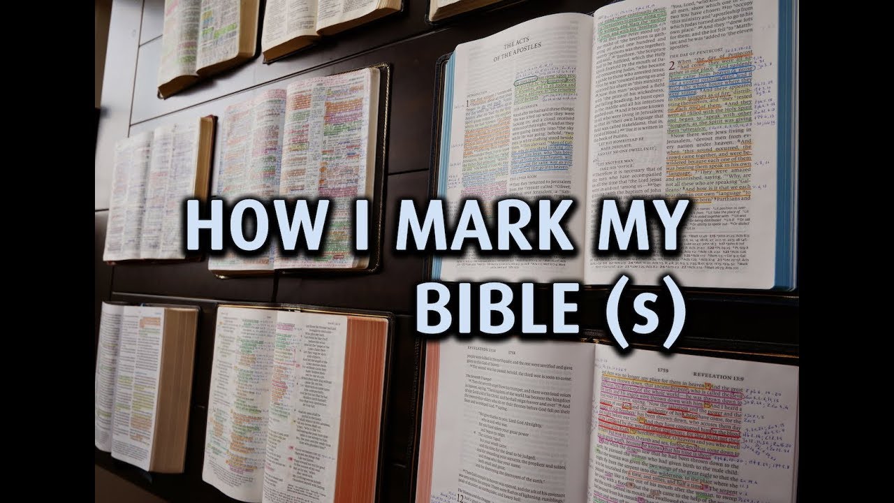 How I Mark My Bible