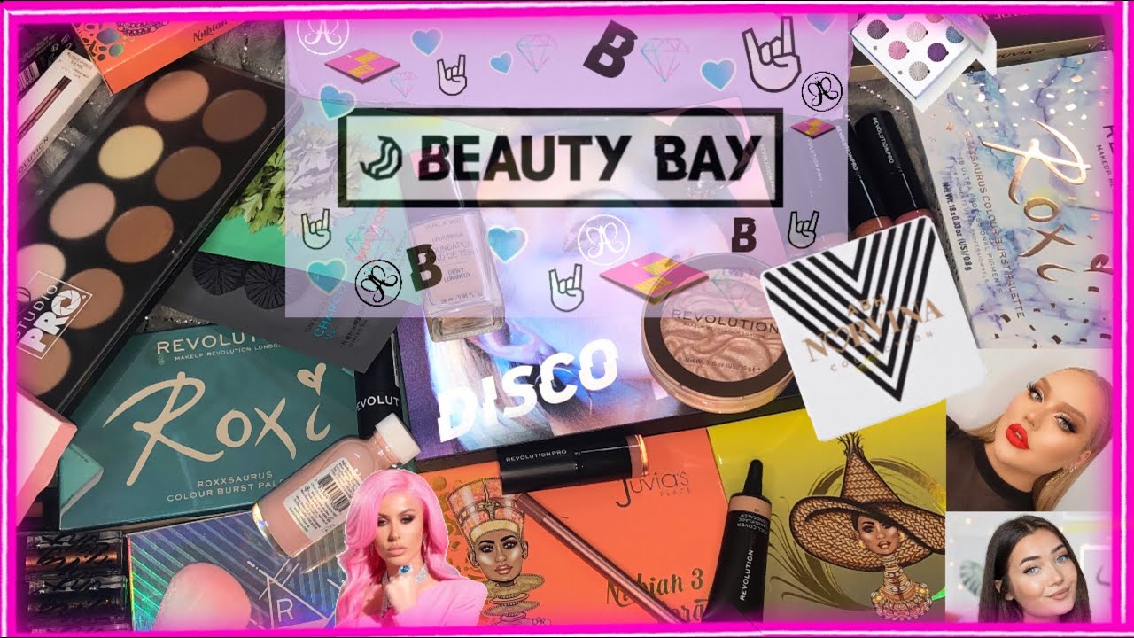 اكبر صندوق مكياج من بيوتي باي | unboxing the biggest beauty bay haul