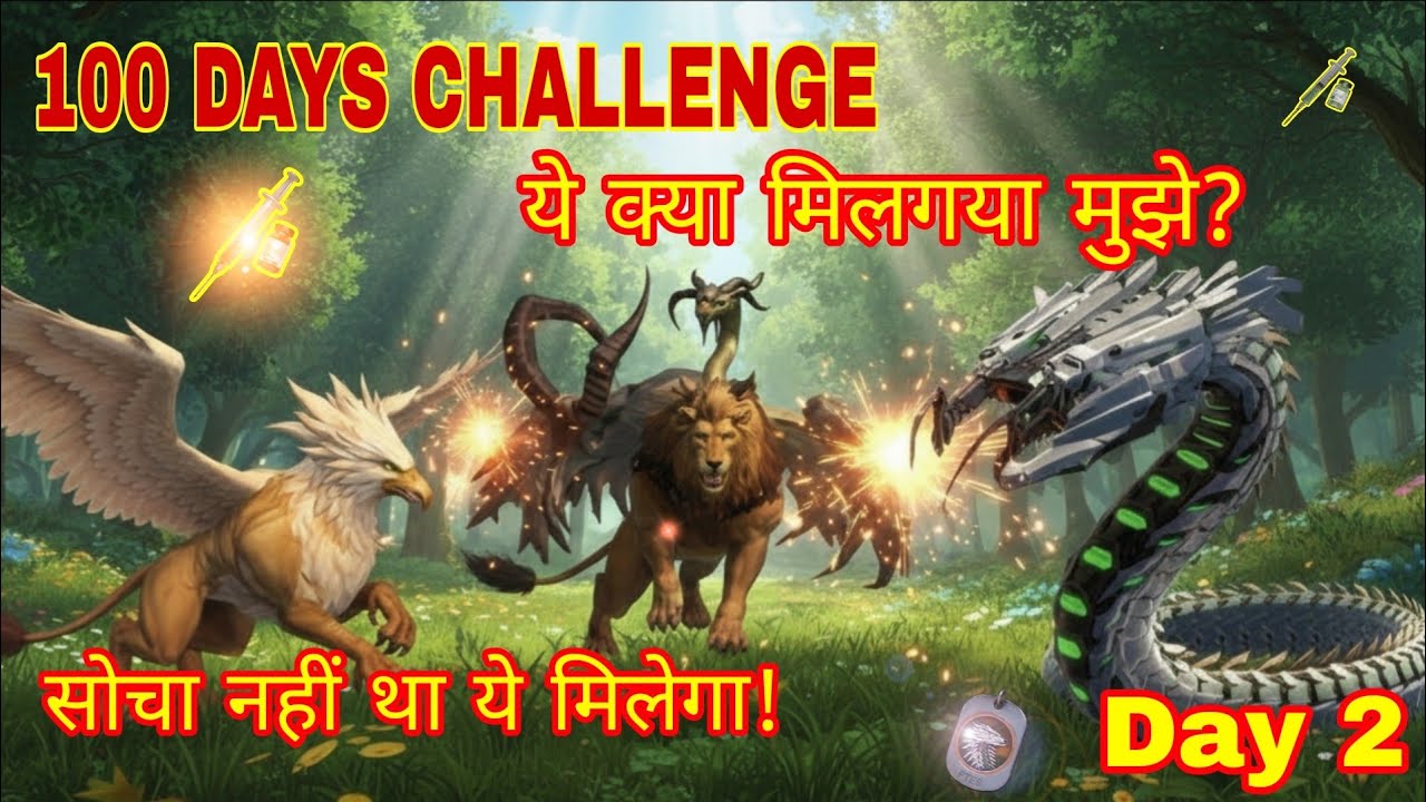 सोचा नहीं था कि ये मुझे day 2 के अंदर ही मिल जाएगा🤯100 Days Challenge👍Day2🏞️Last Island Of Survival