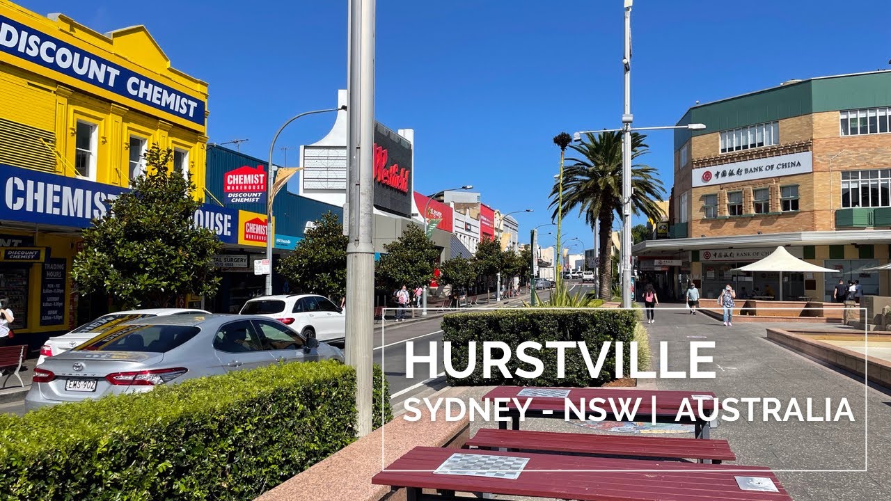 SYDNEY Australia - Hurstville 4K (2021) | NSW - Walking Tour Video.