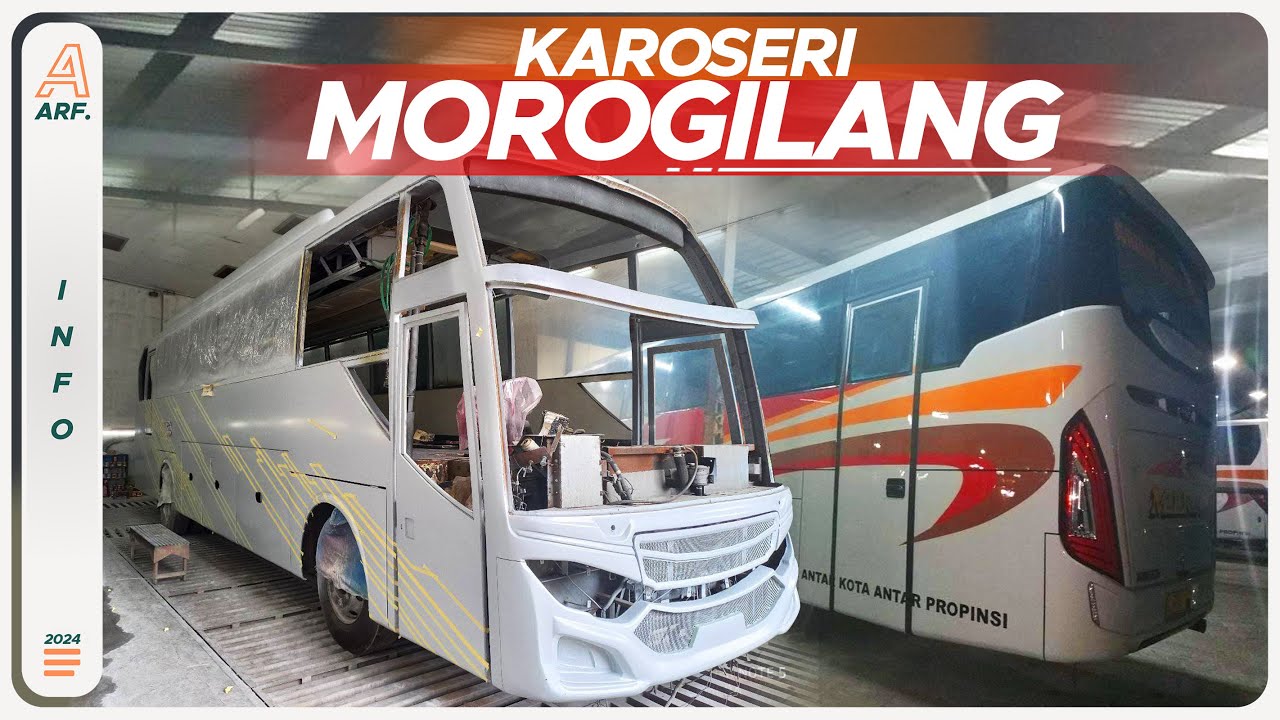 Mengenal KAROSERI MOROGILANG !! Body Repair Pribadi Milik PO. EKA MIRA