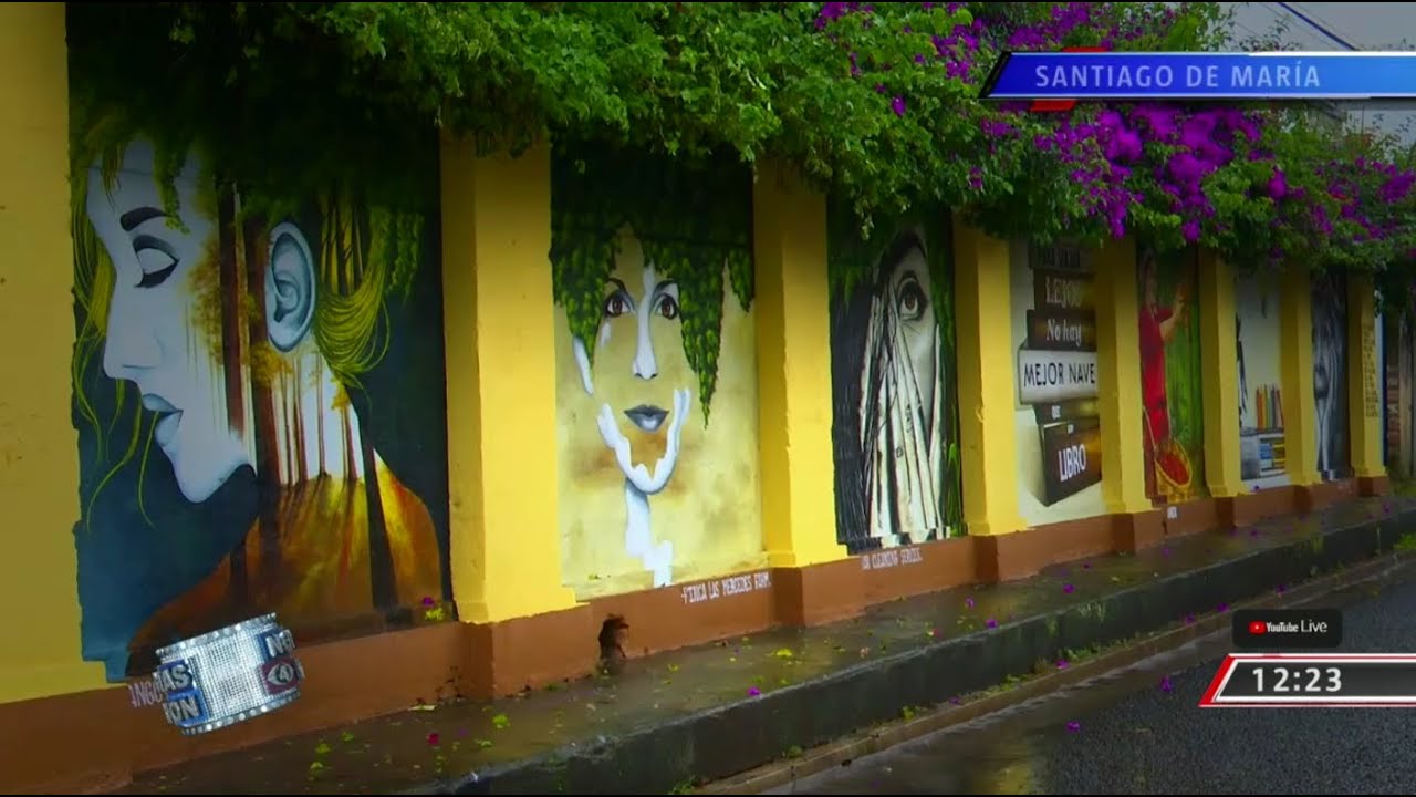 Arte muralista en Santiago de María