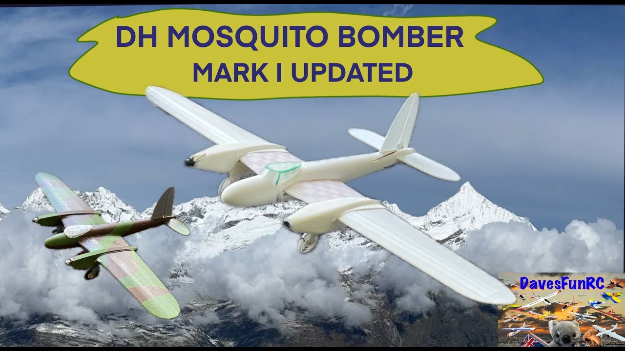 RC Mosquito Bomber Mark I – First Flights & Major Updates!
