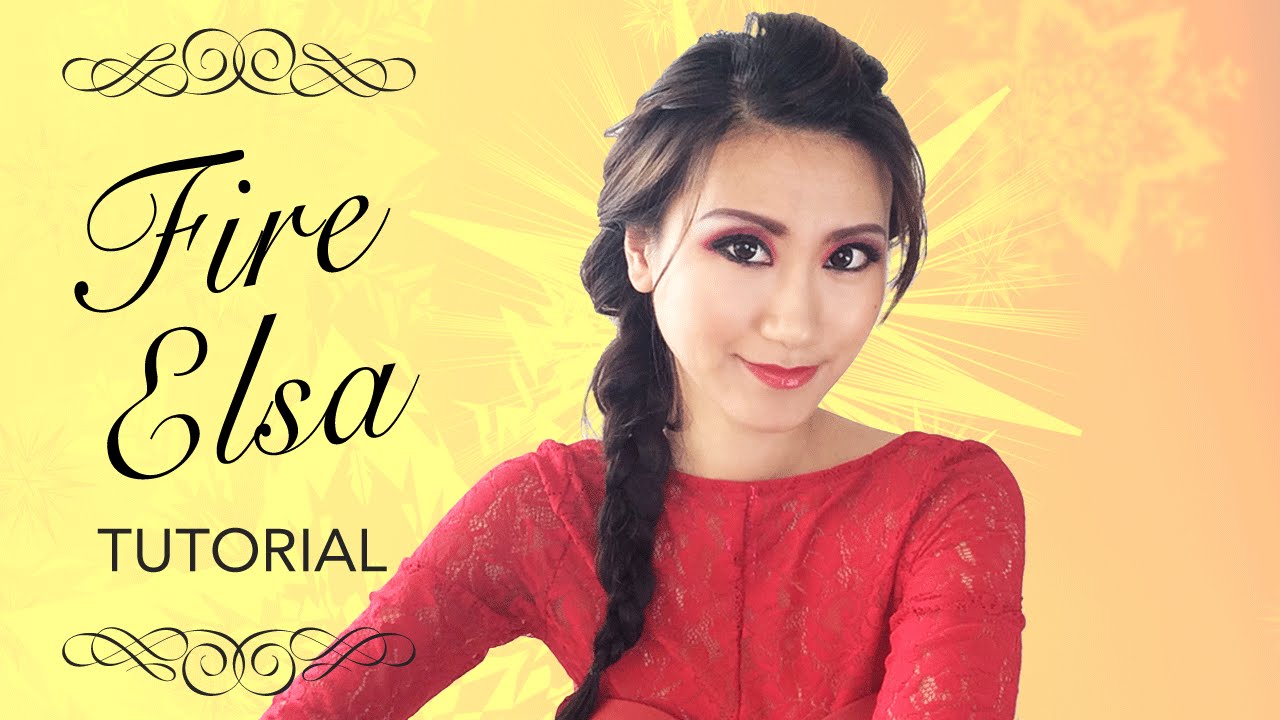 Halloween Makeup Idea: FIRE ELSA Makeup Tutorial (Frozen)