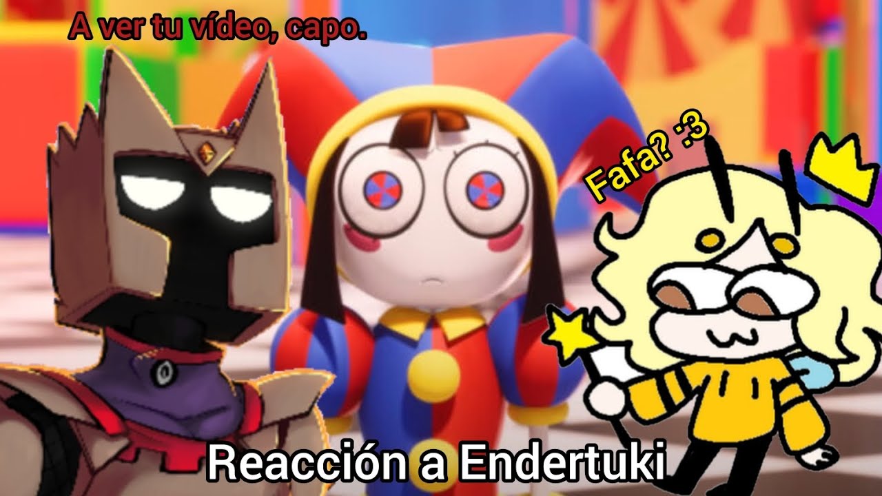 Farfadox reacciona a Endertuki // Digital circus //