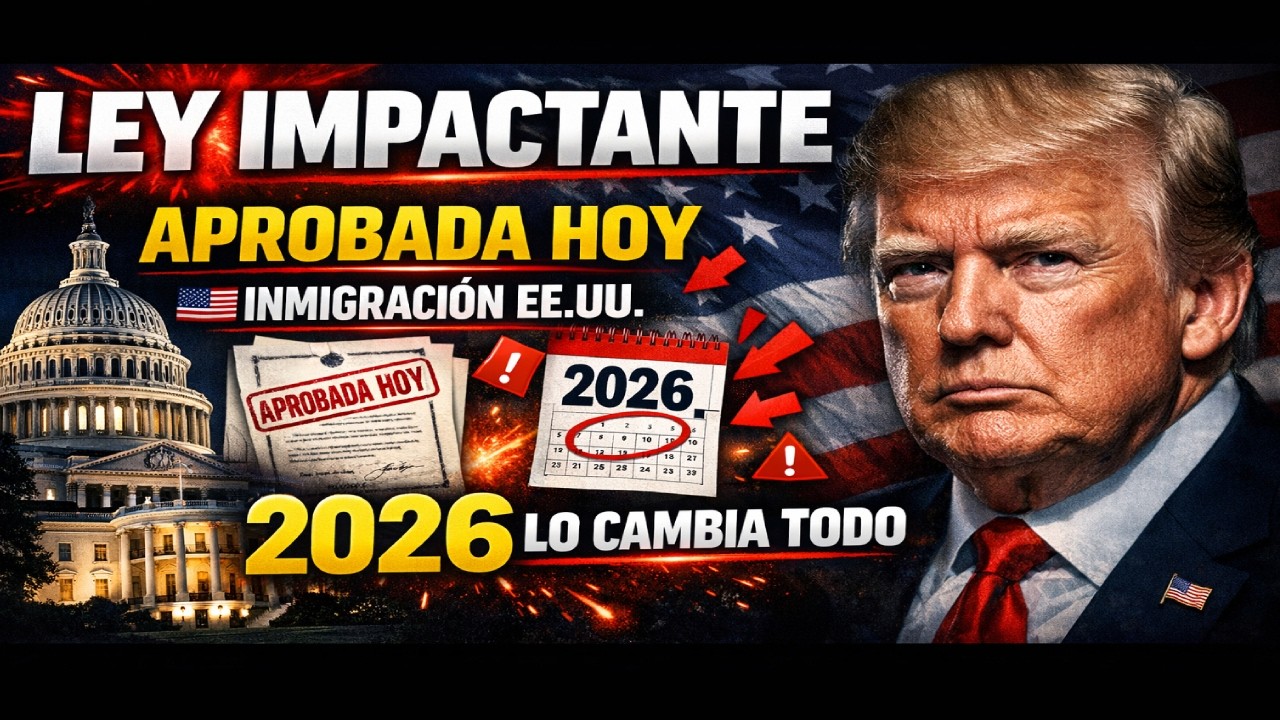 💥 Impactante ley de inmigración de EE. UU. | Nueva ley aprobada hoy: cómo el 2026 lo cambiará todo