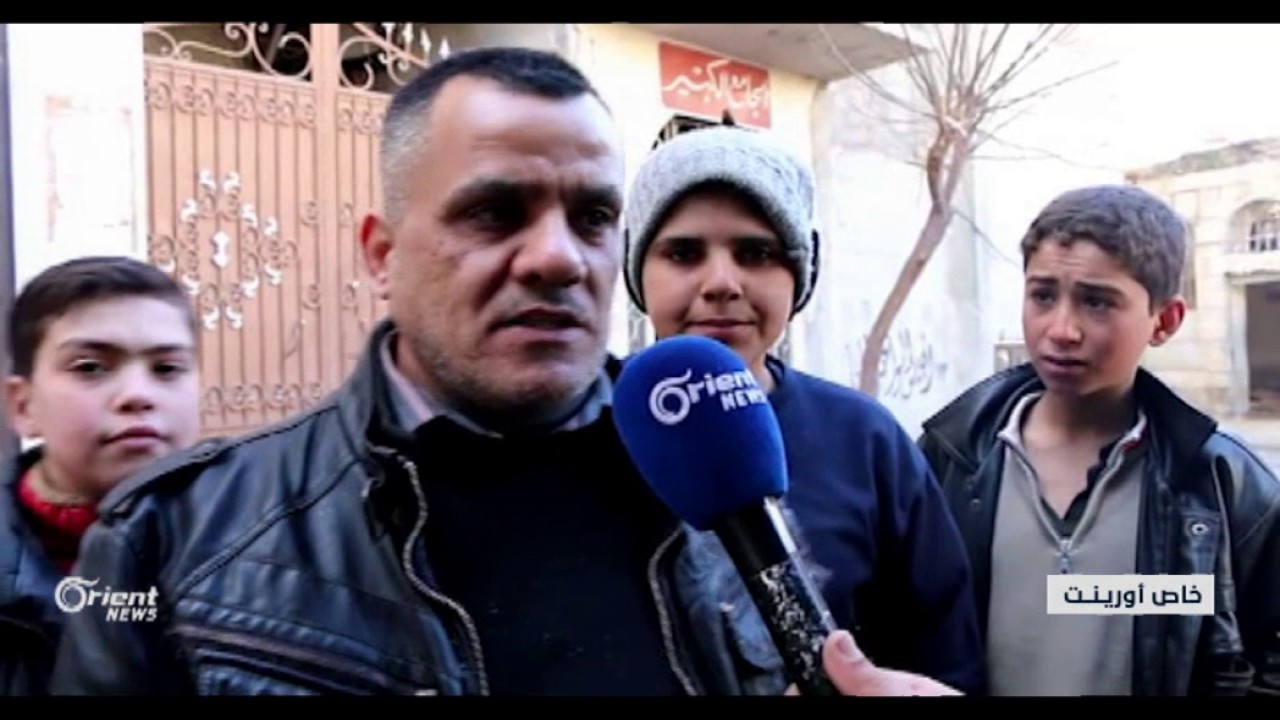 مظاهرة في سقبا تندد بالإقتتال الحاصل بين فصائل الشمال السوري