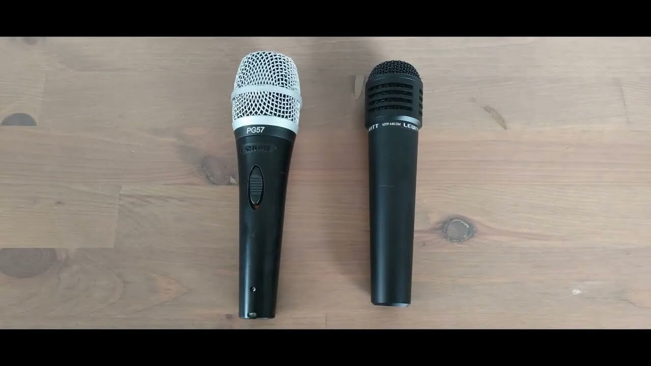 Shure PG57 Vs Lewitt MTP 440 DM