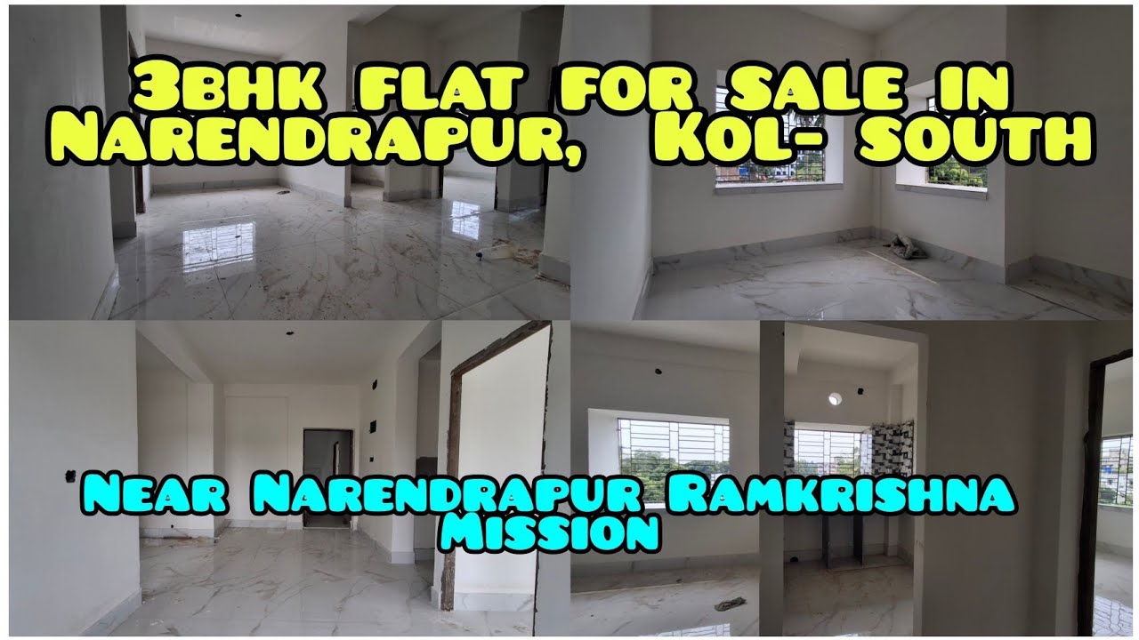 3bhk flat for sale in Narendrapur near Narendrapur Ramkrishna mission. 