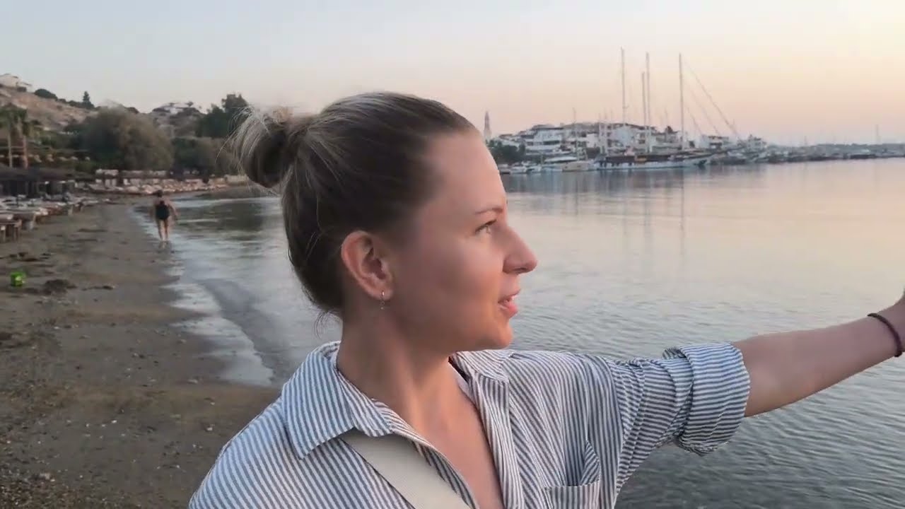 Турция : Датча пляж Ташлык, геотермальное озеро Илика, старый горд