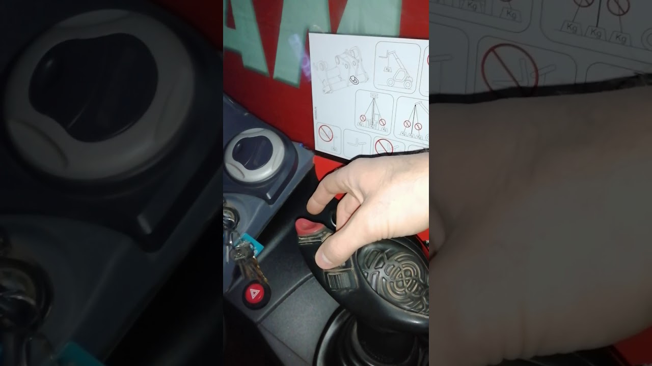 How to use joystick controller on a Manitou 1840 easy