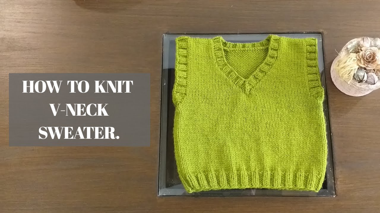 How to knit a Sweater for Children, step by step (part 2) By Clydknits.With english subtitles.