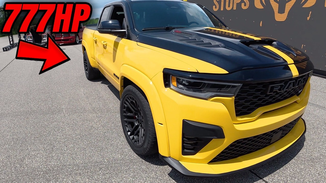 FIRST LOOK AT NEW RAM MUSCLE TRUCKS 777HP