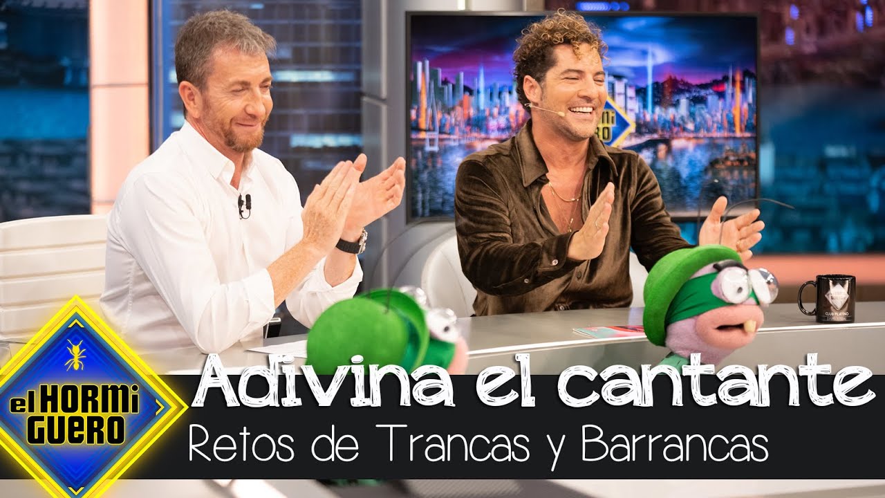 Trancas y Barrancas ponen a prueba la creatividad imaginativa de David Bisbal - El Hormiguero