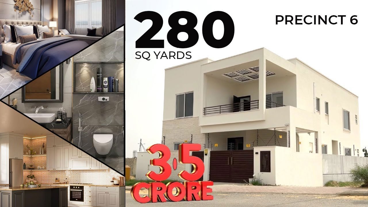 Precinct 6 280 Sq Yards Villa Bahria Town Karachi | House for Sale