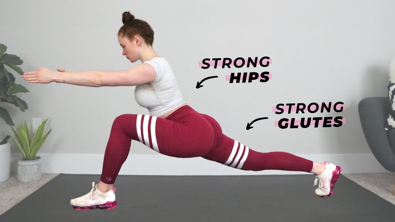 25 Min Hip Stability and Glute Workout NO EQUIPMENT (Low Impact Leg Workout)