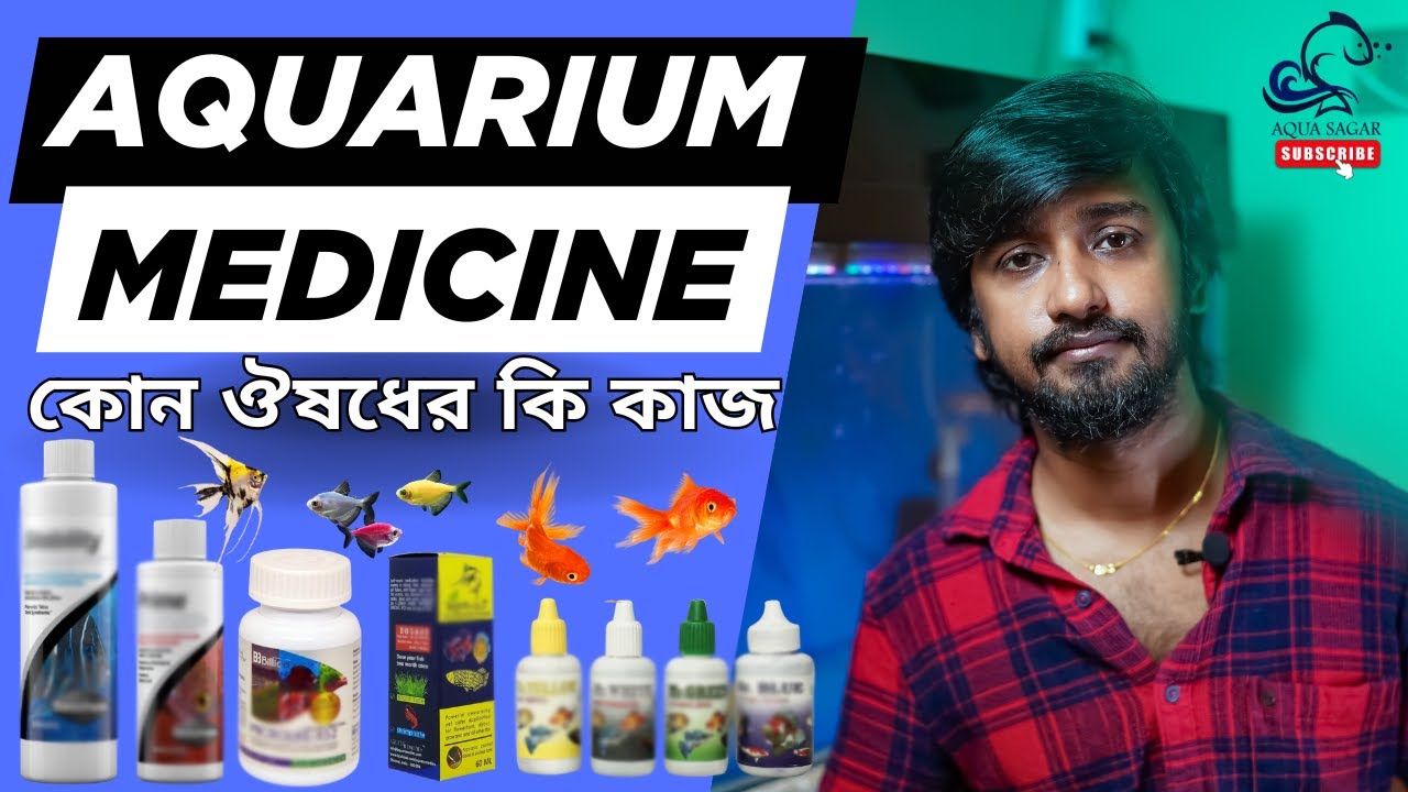 Aquarium Medicine Explained | Types, Usage & Water Conditioner Difference | Aqua Sagar (Bengali)