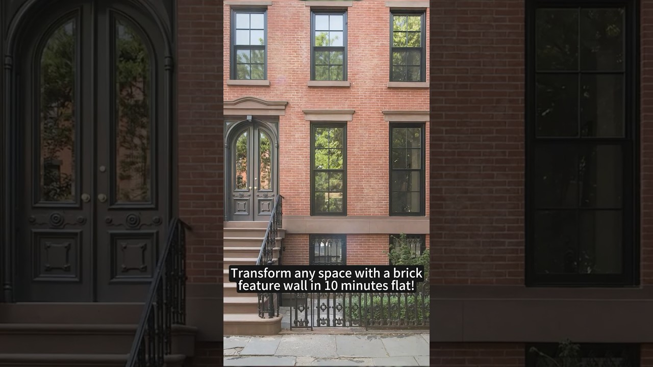 A Modern Twist on Classic Brick Walls.