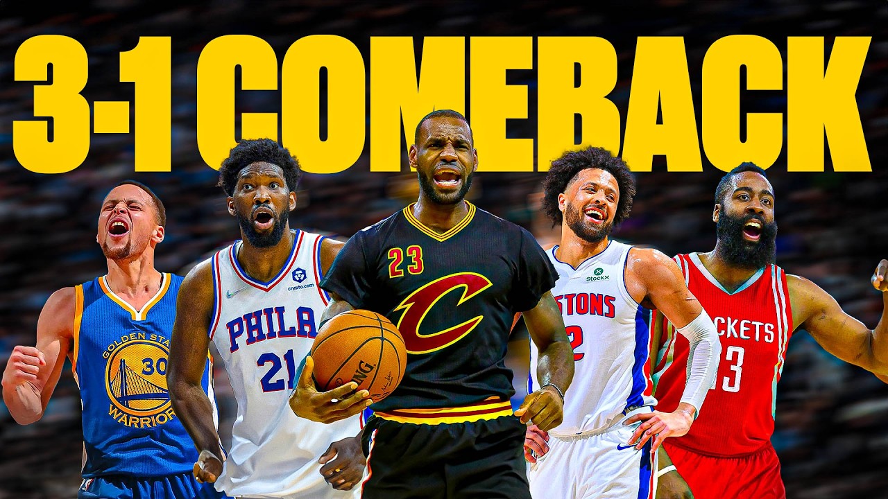 Teams That OVERCAME a 3-1 Deficit! 😱 Full Highlights