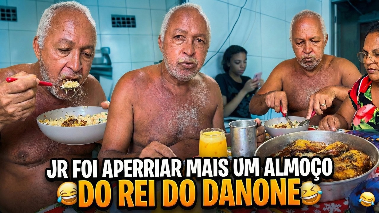 A PERTURBAÇÃO DE JR NA HORA DO ALMOÇO DO REI DO DANONE VIROU ROTINA 😂 | CARRO DO DANONE