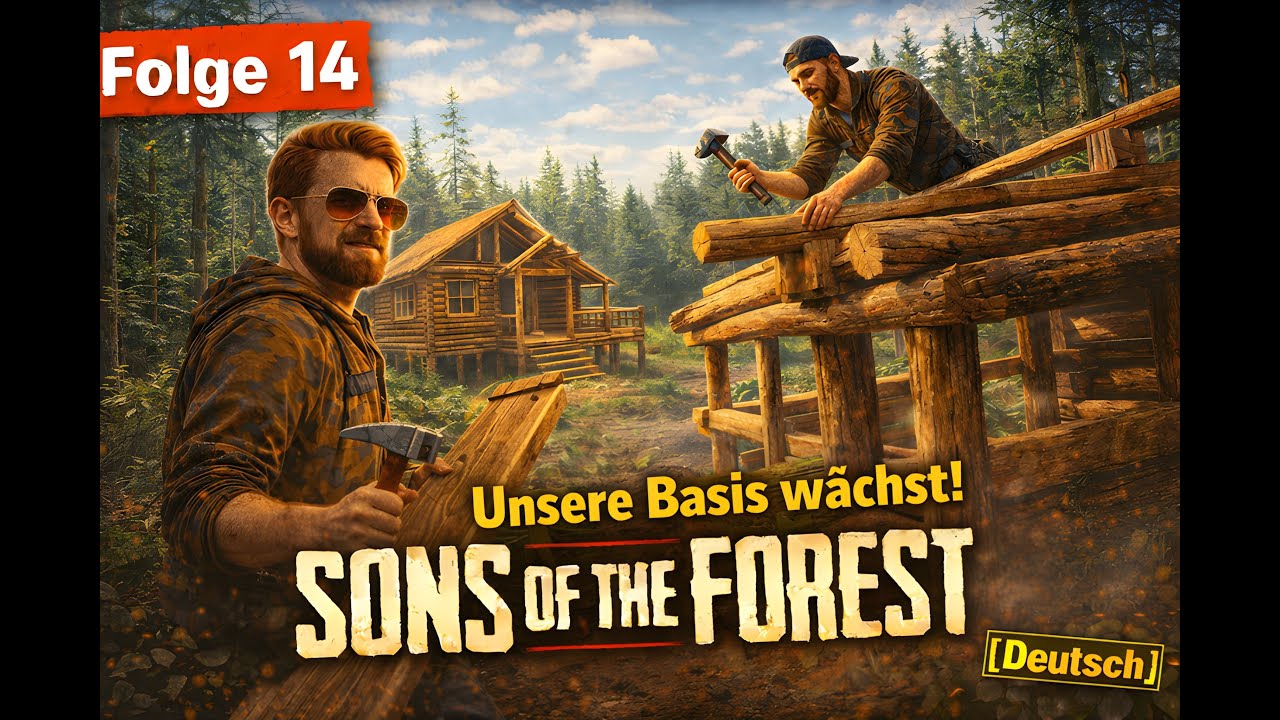 Folge #14: Bauen, bauen, bauen – Unsere Basis wächst! | Sons of the Forest [Deutsch]