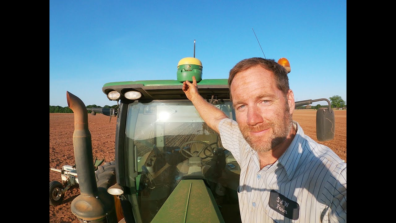 Installing GPS guidance system on John Deere tractor
