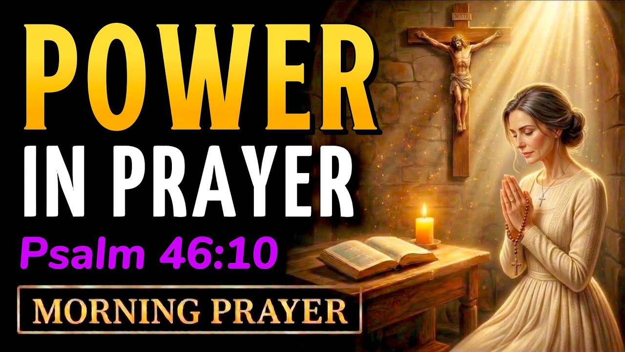POWER IN PRAYER - Miracle Morning Prayer to Quiet the Storm Within and Listen to the Holy Lord
