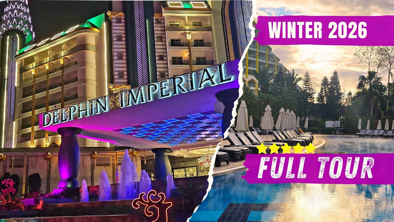 🇹🇷 Delphin Imperial 5★ Tour: 🎄New Year & Winter Season 2026 ❄️ | 4K