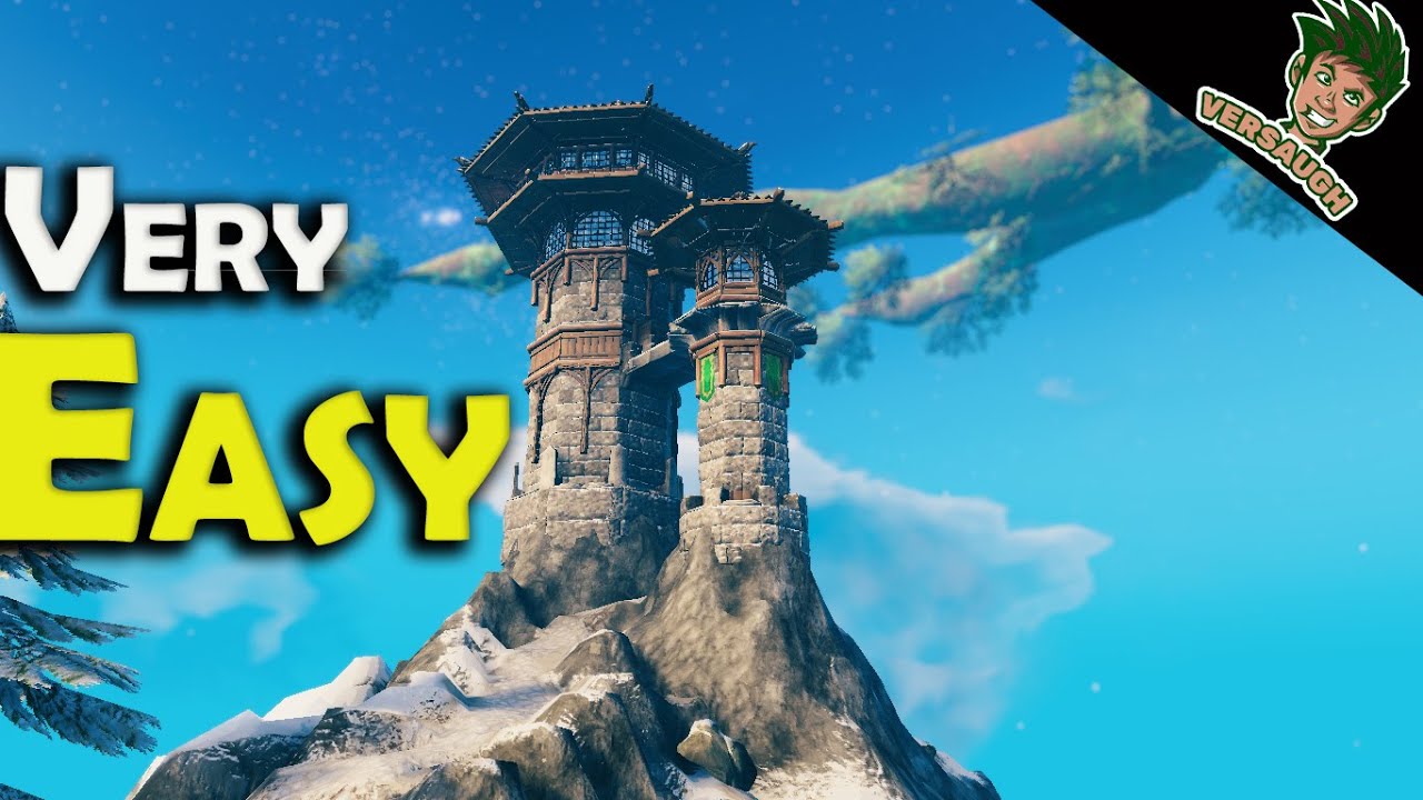 Valheim | Building a EPIC Medieval Wizard Tower
