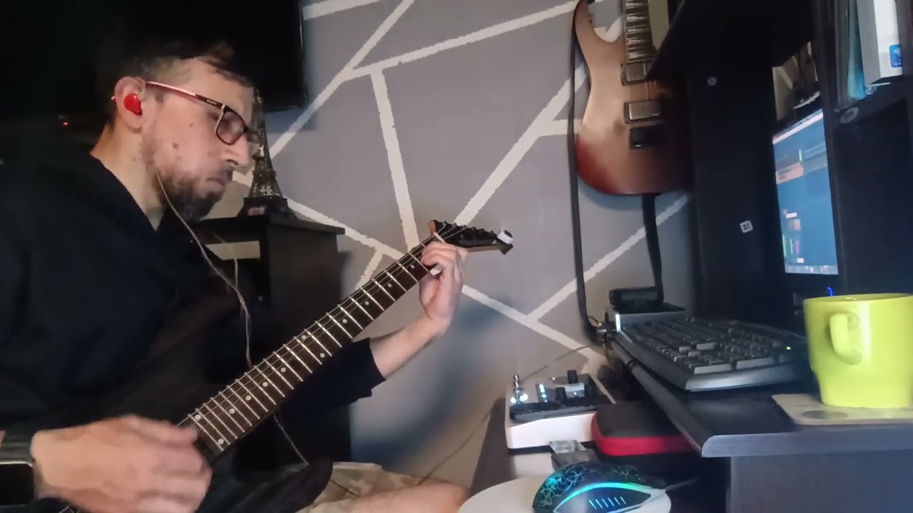 Saratoga/Lejos de ti(Guitar cover without solo,Im working on it)#saratoga 