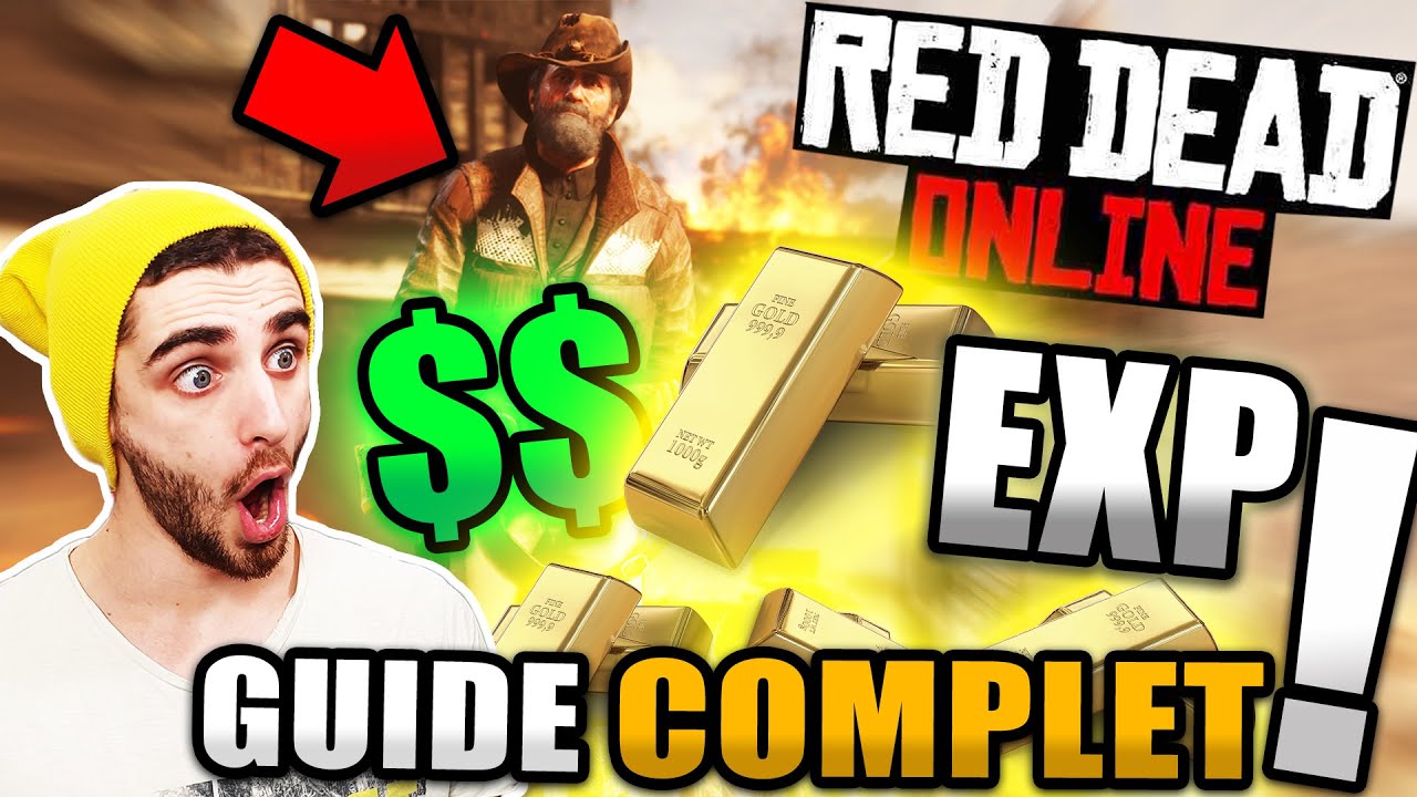 RED DEAD ONLINE - MEILLEURES MÉTHODES POUR GAGNER : EXP , DOLLARS ET LINGOTS D'OR (Guide COMPLET)